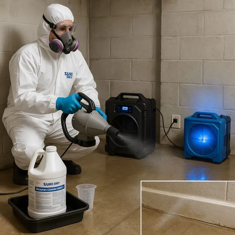 Sanitization and Odor Removal process in Prophetstown, IL